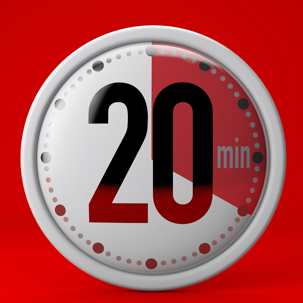 20 minut biegania